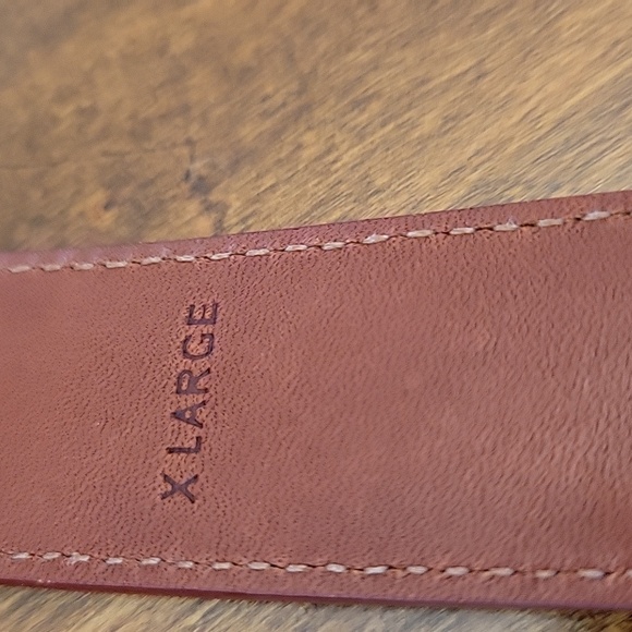 Coach Red Leather Belt - Picture 6 of 7